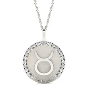 Bold Taurus Zodiac Pendant image, 