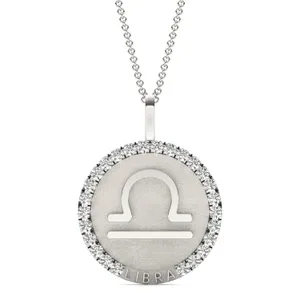 Bold Libra Zodiac Pendant image, 