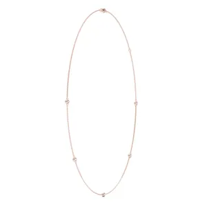 Five-Stone Petite Station Necklace image, 