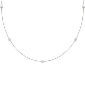 Five-Stone Petite Station Necklace image, 