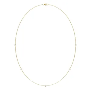 Five-Stone Petite Station Necklace image, 