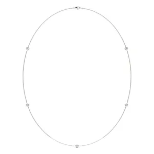 Five-Stone Classic Station Necklace image, 
