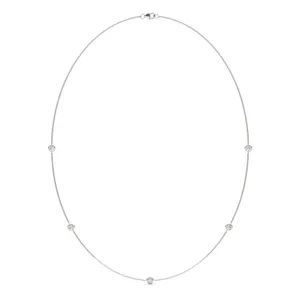 Five-Stone Classic Station Necklace image, 