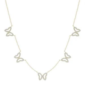 Butterfly Ballet Station Necklace image, 