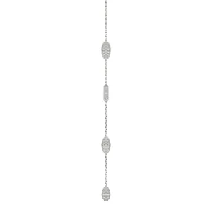 Pavé Couture Lariat Necklace image, 