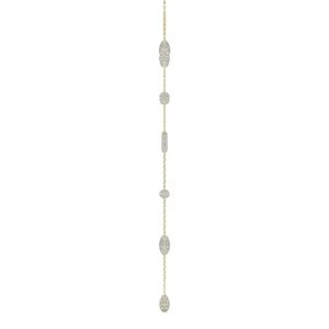 Elongated Pavé Couture Lariat Necklace image, Elongated Pavé Couture Lariat Necklace