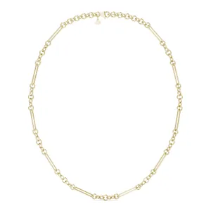 Alternating Mixed Link 18 in. Chain Necklace image, 