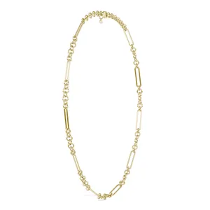 Alternating Mixed Link 18 in. Chain Necklace image, 