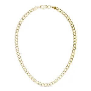 Semi-Solid Cuban Link 18 in. Chain Necklace image, 