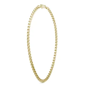 Semi-Solid Cuban Link 18 in. Chain Necklace image, 