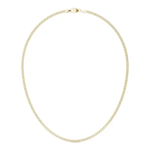 Semi-Solid Miami Cuban Link 18 in. Chain Necklace 2.2mm image, 