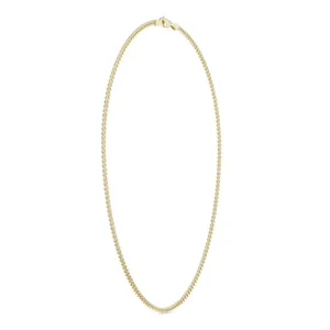 Semi-Solid Miami Cuban Link 18 in. Chain Necklace 2.2mm image, 