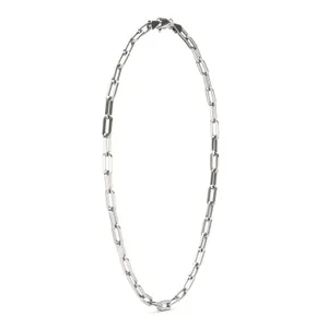 Single Pavé Paperclip Chain Necklace image, 