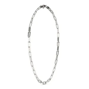 Triple Pavé Paperclip 36 in. Chain Necklace image, 