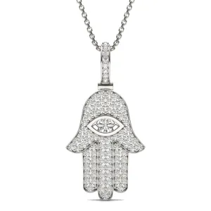 Hamsa Pendant (2/3 ct. tw.) image, 