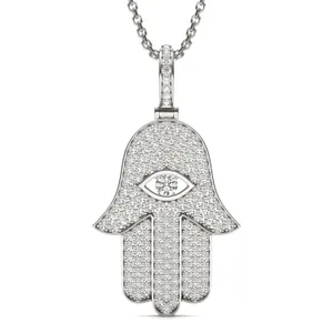 Hamsa Pendant (⅔ ct. tw.) image, 