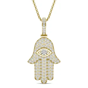 Hamsa Pendant (2/3 ct. tw.) image, 