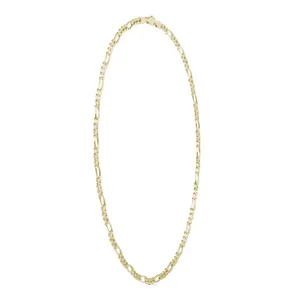 Semi-Solid Figaro Link 24 in. Chain Necklace 5.8mm image, 