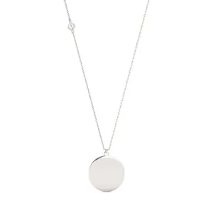 Engraved Script Initial Pendant image, 