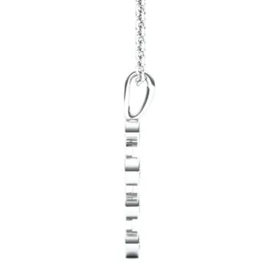 Bezel Cross Pendant image, 