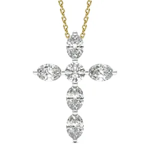 Oval Cross Pendant image, 