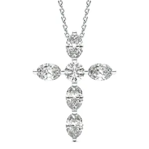 Oval Cross Pendant image, 