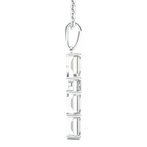 Center of Faith Emerald Cross Pendant image, 