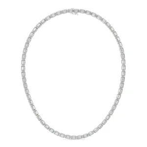 Emerald Couture East-West Bold Tennis Necklace image, 