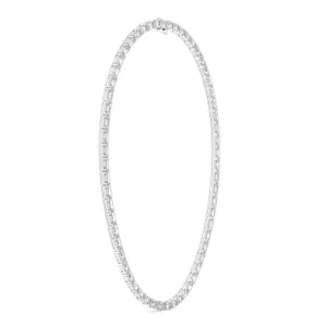 Emerald Couture East-West Bold Tennis Necklace image, 