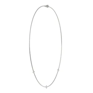 Linea Three-Stone Station Necklace image, 
