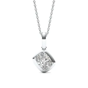 Elongated Cushion Bezel Illusion Pendant image, 
