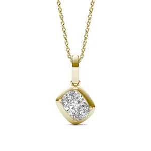 Elongated Cushion Bezel Illusion Pendant image, 