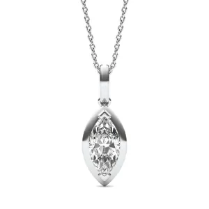Marquise Bezel Illusion Pendant image, 