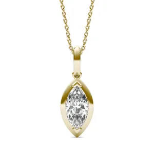 Marquise Bezel Illusion Pendant image, 