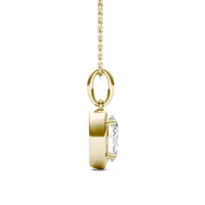 Oval Bezel Illusion Pendant image, 