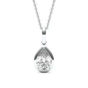 Pear Bezel Illusion Pendant image, 