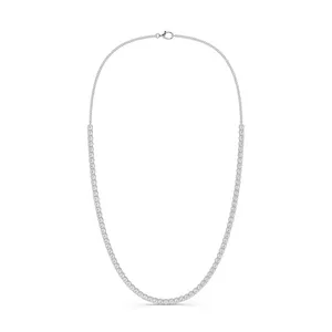 Round Chain Tennis Necklace image, 