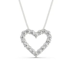 Round Prong Set Heart Pendant Essentials image, Round Prong Set Heart Pendant Essentials