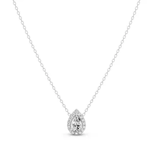 Halo Pear Pendant image, 