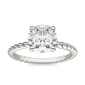 Round Brilliant Classic Rope Solitaire image, 