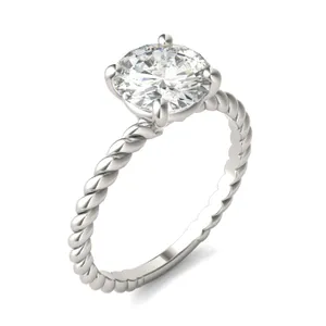 Round Brilliant Classic Rope Solitaire image, 