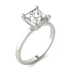 Princess Classic Solitaire Engagement Ring image, 