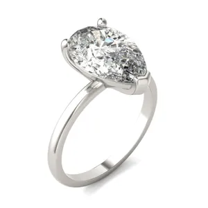 Pear Classic Solitaire Engagement Ring image, 