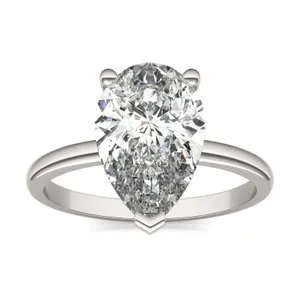 Pear Classic Solitaire Engagement Ring image, 