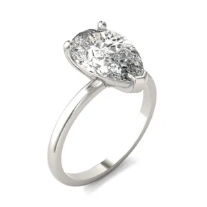 Pear Classic Solitaire Engagement Ring image, 