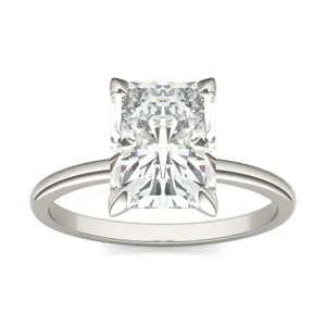 Radiant Classic Solitaire Engagement Ring image, 