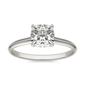 Cushion Signature Solitaire Engagement Ring image, 
