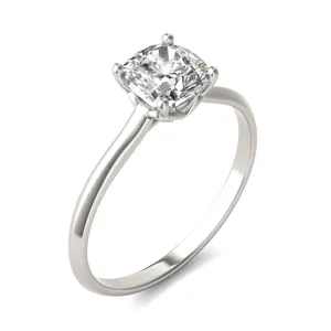Cushion Signature Solitaire Engagement Ring image, 
