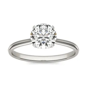 Round Brilliant Signature Solitaire Engagement Ring image, 