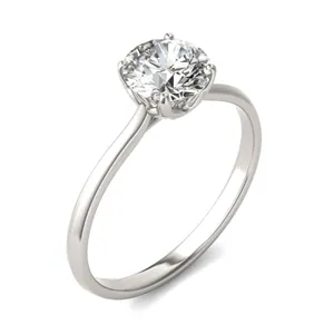 Round Brilliant Signature Solitaire Engagement Ring image, 